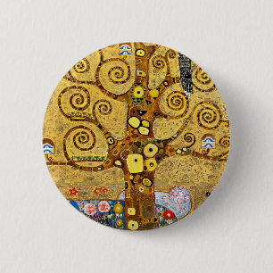 “ The Tree of Life ” , Gustav Klimt Pinback Button