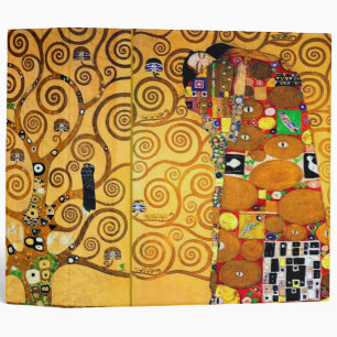 The Tree of Life, Klimt 3 Ring Binder