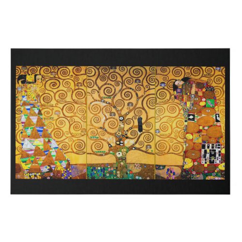 The Tree of Life Klimt Faux Canvas Print