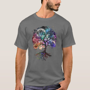 The Tree of Life: Nurturing Dreams beneath the Cel T-Shirt