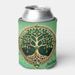 The tree of life with Celtic knots. Can Cooler