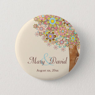 The Tree of Love Save the Date Button