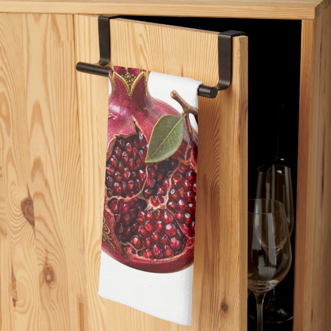 The Tree of Ruby Secrets Kitchen Towel (Thirds Fold)