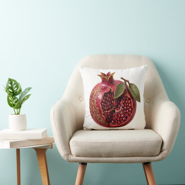 The Tree of Ruby Secrets Throw Pillow (Chair)
