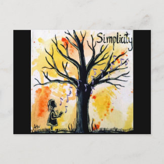 The Tree Series: Simplicity Postcard