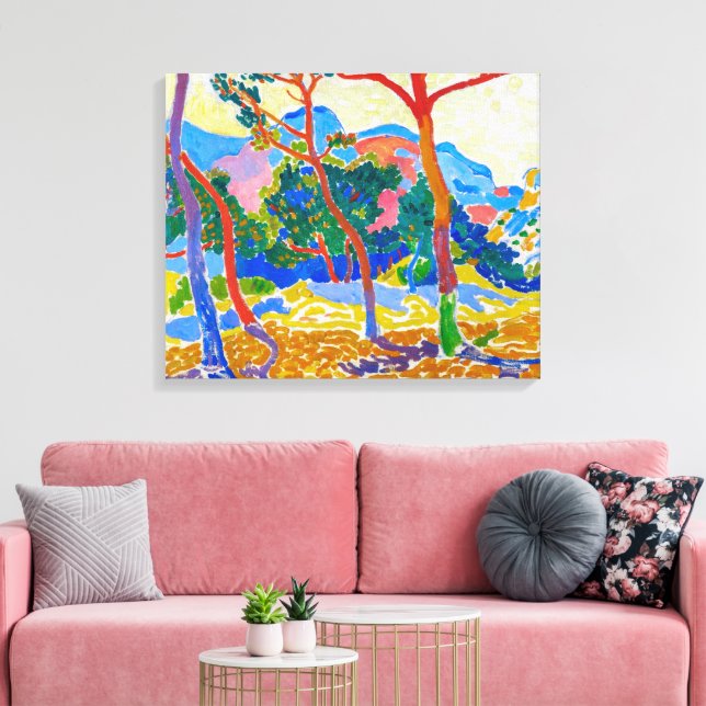 The Trees | Andre Derain | Canvas Print (Insitu(LivingRoom))