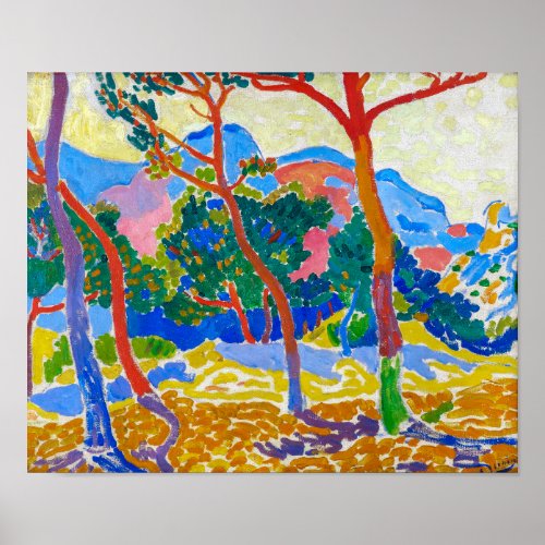 The Trees  Andre Derain  Poster