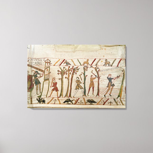 The trees are chopped down to build the ships canvas print (Front)