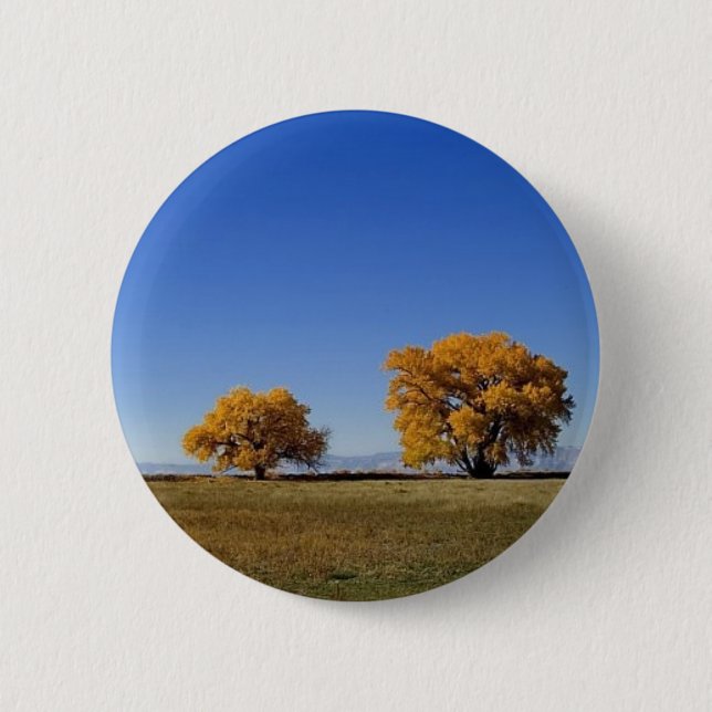 The trees pinback button (Front)