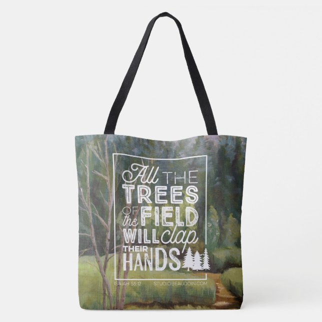 The Trees will Clap Their Hands—Aspen Tree Tote (Back)