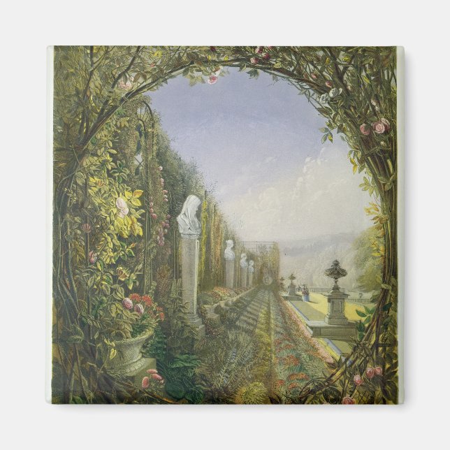 The Trellis Window, Trentham Hall Gardens Magnet (Front)