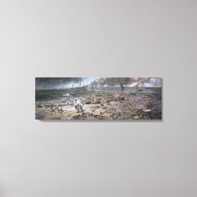 The Trench on Hill 468 - Wrapped Canvas (Front)