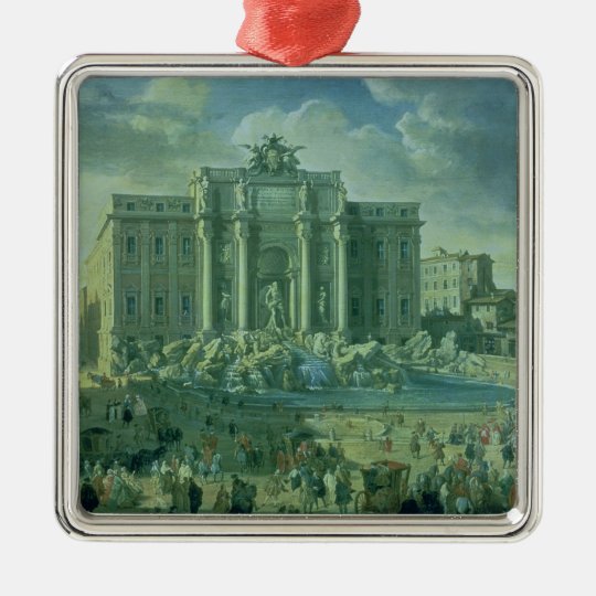The Trevi Fountain in Rome, 1753-56 Metal Ornament