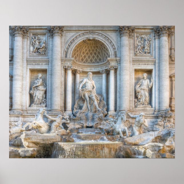The Trevi Fountain (Italian: Fontana di Trevi) 5 Poster (Front)