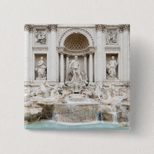The Trevi Fountain (Italian: Fontana di Trevi) Button
