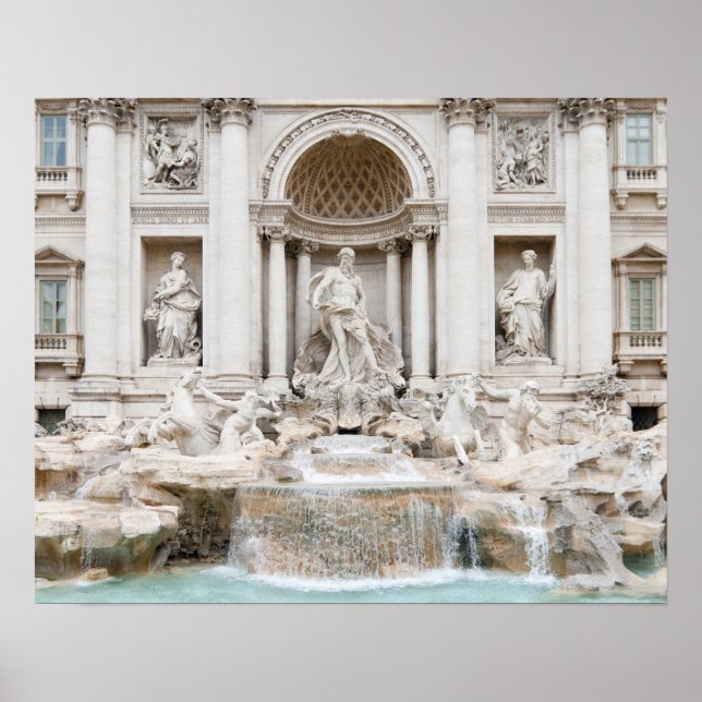The Trevi Fountain (Italian: Fontana di Trevi) Poster (Front)