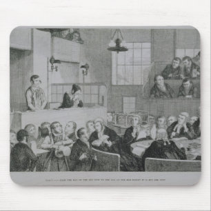 The Trial at the Old Bailey, plate 5 of 'The Drunk Mouse Pad