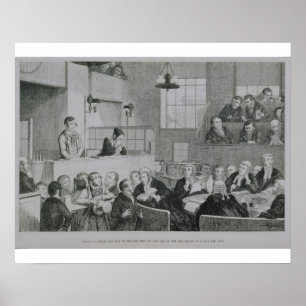 The Trial at the Old Bailey, plate 5 of 'The Drunk Poster