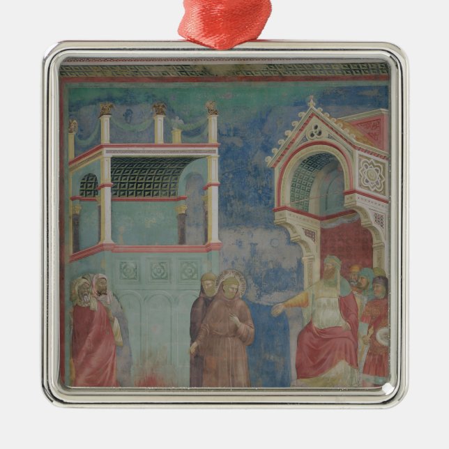 The Trial by Fire Metal Ornament (Front)