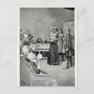 The Trial of a Witch Postcard
