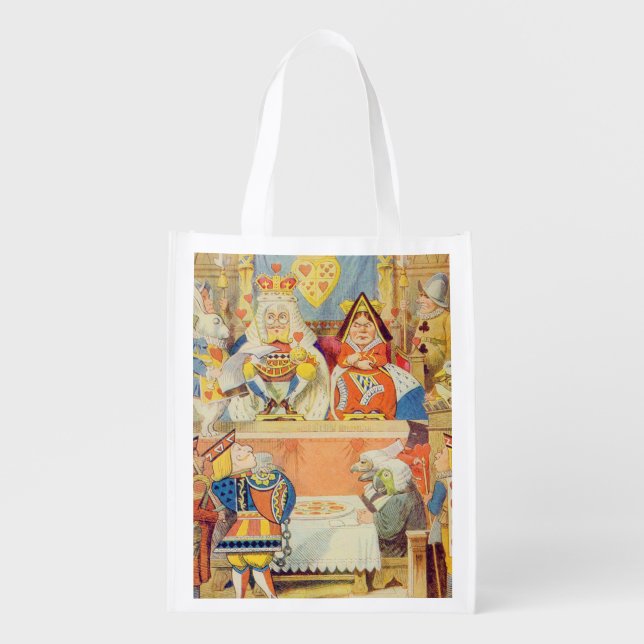 The Trial of the Knave of Hearts Grocery Bag (Front)