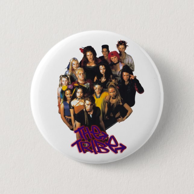 The Tribe Series 2 group shot Pinback Button (Front)