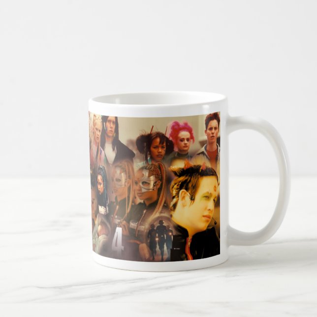 The Tribe Series 4 Collage Coffee Mug (Right)