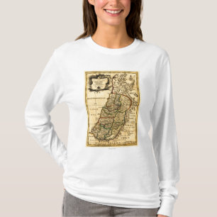 The Tribes of Israel in PalestinePanoramic Map T-Shirt