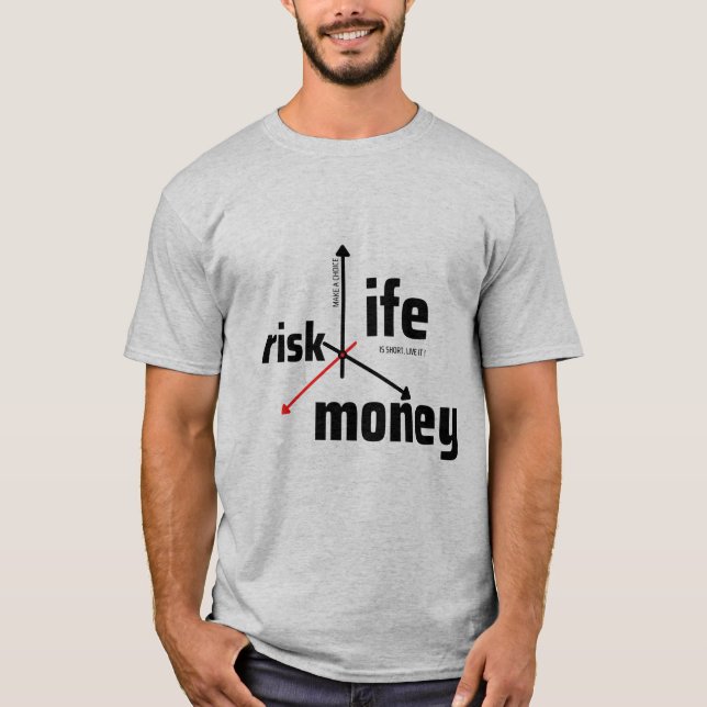 The Trifecta of Choices Basic T-Shirt (Front)