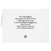 The Trifid Nebula Cards (Back Horizontal)