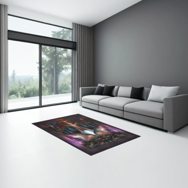 The Trilicon Border Frame Fractal Art by Xzendor7 Rug (Insitu (Indoor 3))