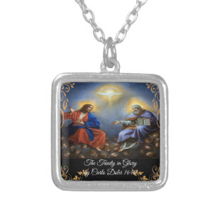 The Trinity Carlo Dolci Silver Plated Necklace
