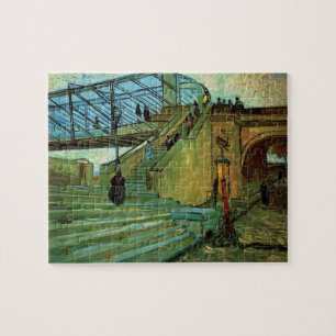 The Trinquetaille Bridge by Vincent van Gogh Jigsaw Puzzle