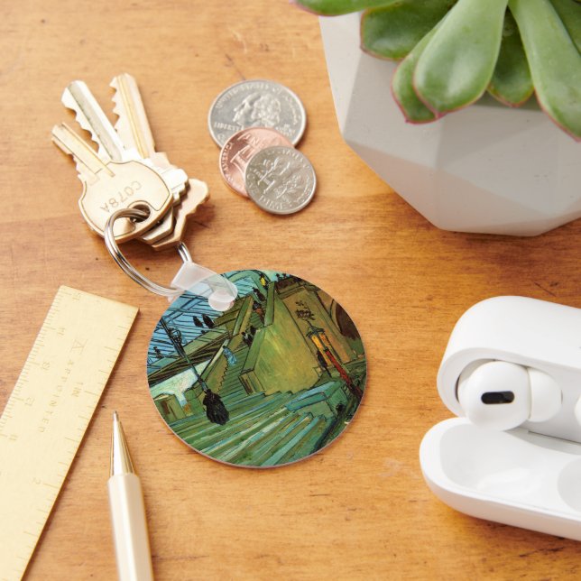 The Trinquetaille Bridge by Vincent van Gogh Keychain (Desk)