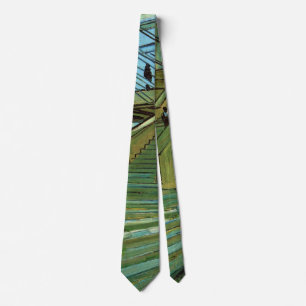 The Trinquetaille Bridge by Vincent van Gogh Tie