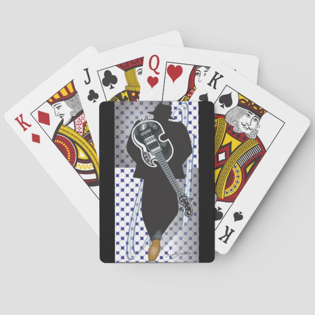 The Trio Collection-Bass Man-Deck of Cards (Back)