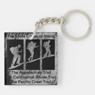 The Triple Crown of Hiking Keychain