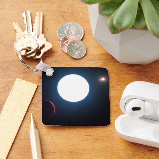 The Triple Star System Hd 131399 Keychain (Desk)
