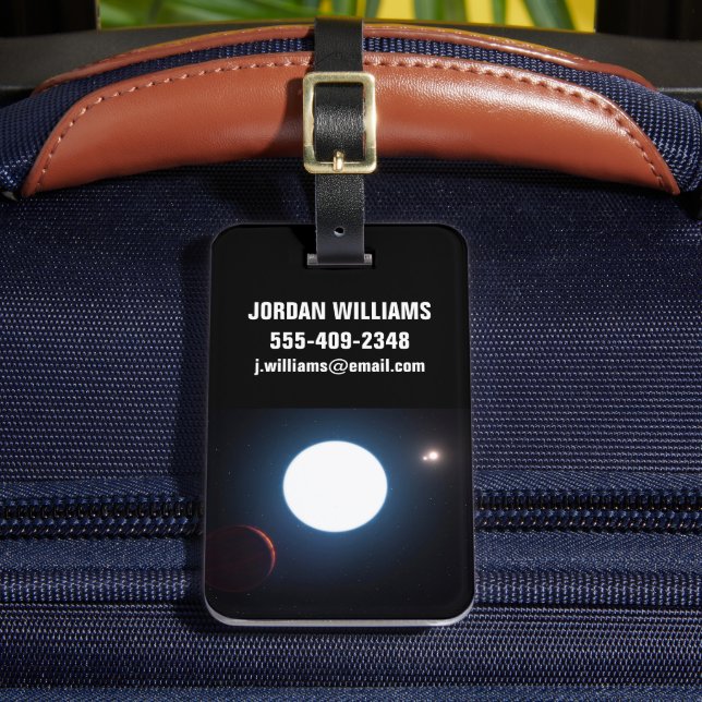 The Triple Star System Hd 131399 Luggage Tag (Front Insitu 2)