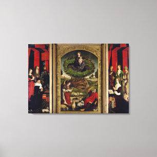 The Triptych of Moses and the Burning Bush Canvas Print