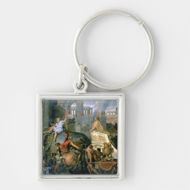 The Triumph of Alexander, or the Entrance of Alexa Keychain (Front)