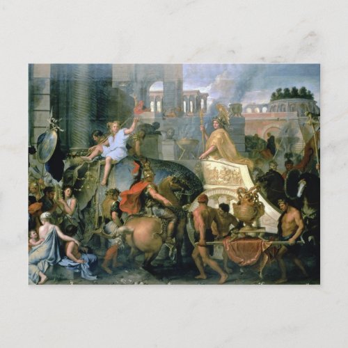 The Triumph of Alexander or the Entrance of Alexa Postcard