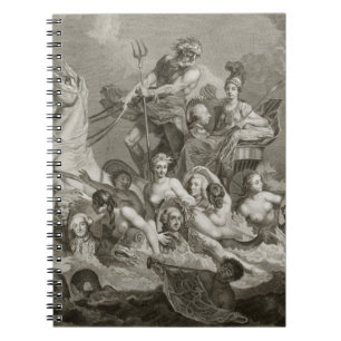 The Triumph of Britannia, c.1765 (engraving) Notebook