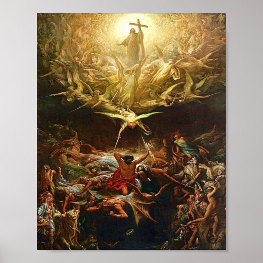 The Triumph Of Christianity By Gustave Dore Poster Zazzle