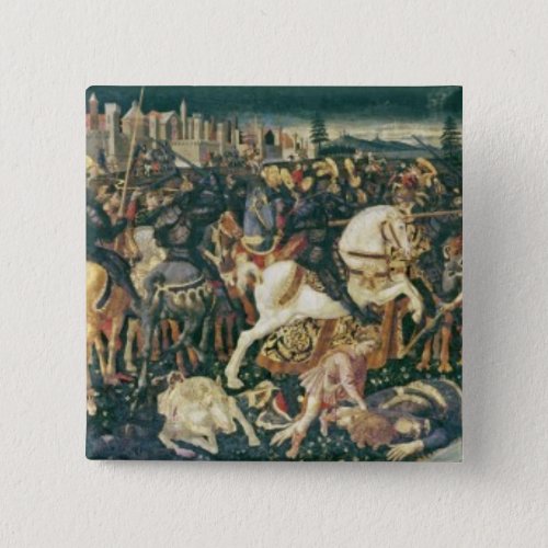 The Triumph of David and Saul c1445_55 Pinback Button