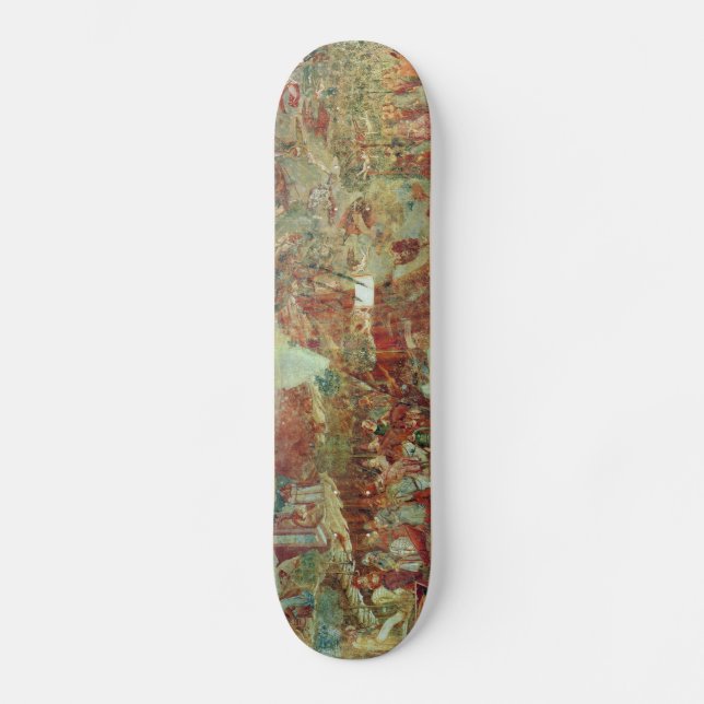 The Triumph of Death by Buonamico Buffalmacco Skateboard Deck (Front)