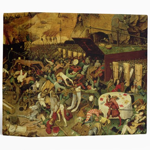 The Triumph of Death c1562 oil on panel 3 Ring Binder