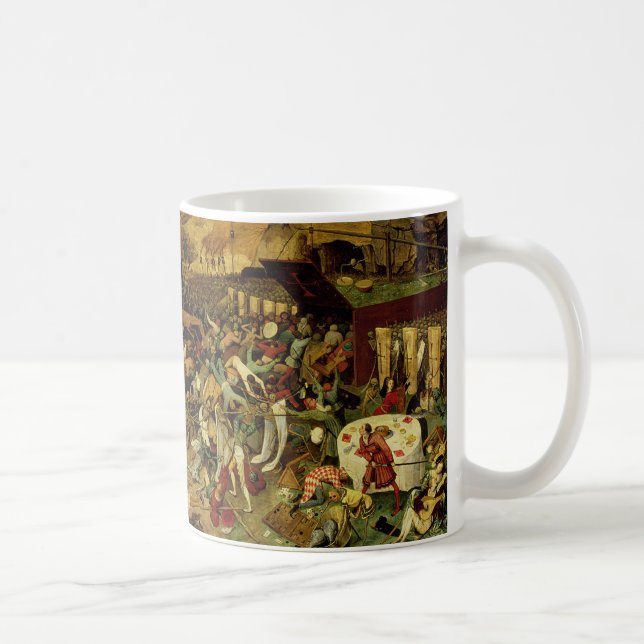 The Triumph of Death, c.1562 (oil on panel) Coffee Mug (Right)