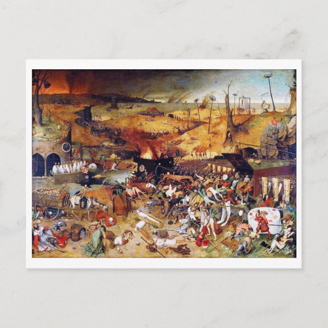 The Triumph of Death, Pieter Bruegel Postcard (Front)