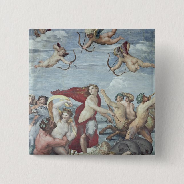 The Triumph of Galatea, 1512-14 Pinback Button (Front)